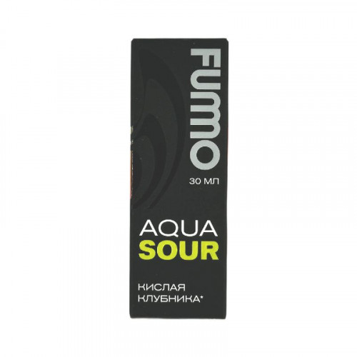 Жидкость FUMMO AQUA SOUR Кислая Клубника 20mg 30ml